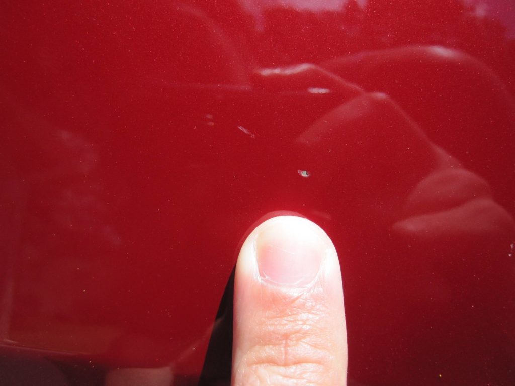 Paint Protection Film (PPF) 1 Red car detail